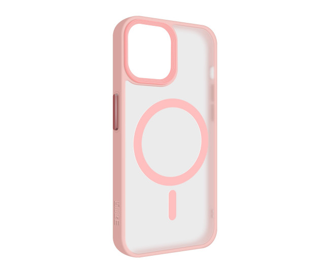 Чехол Metal Buttons with MagSafe Colorful для iPhone 14 /peach/